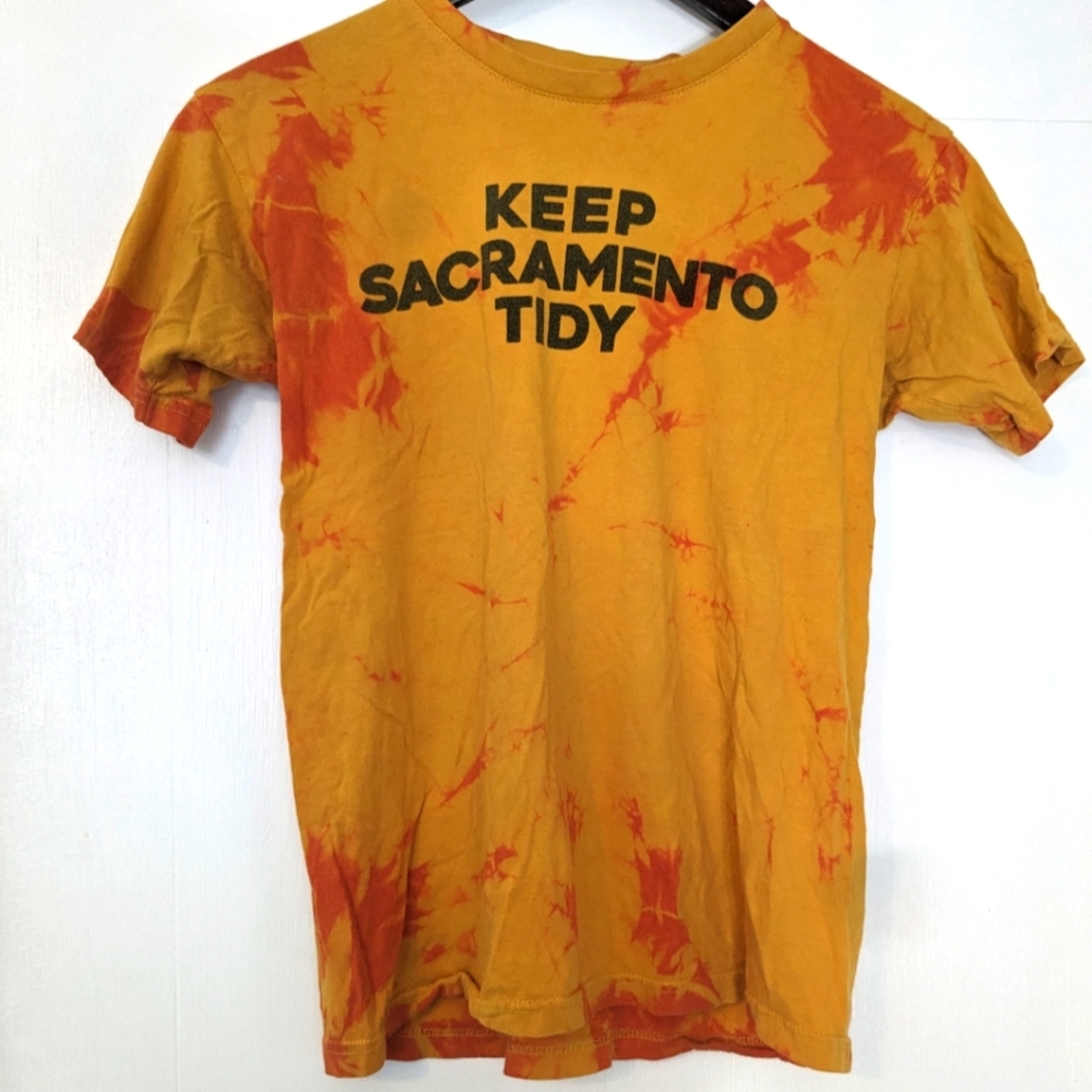 Tie dye Keep Sacramento Tidy shirt